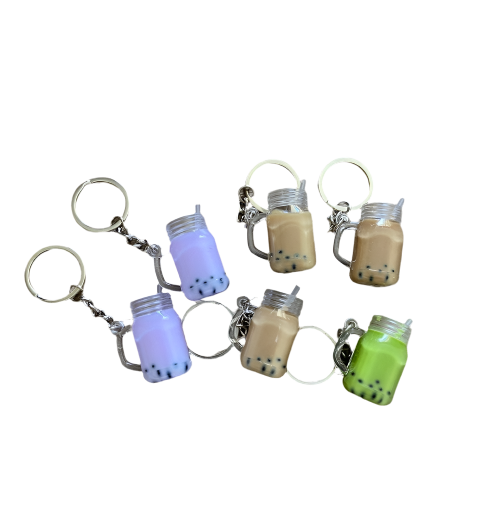 Boba Tea keychain