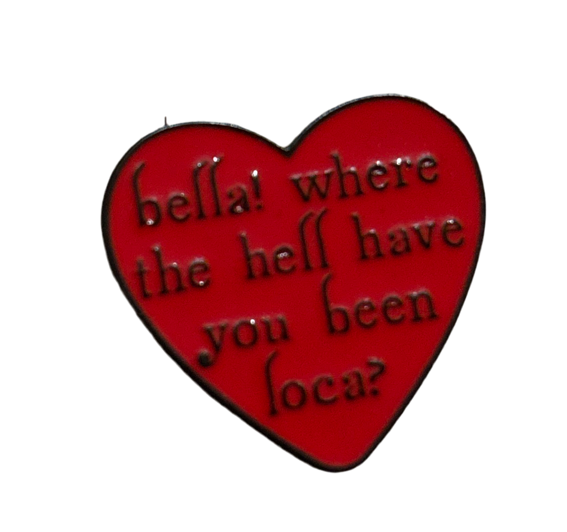 Twilight heart pin