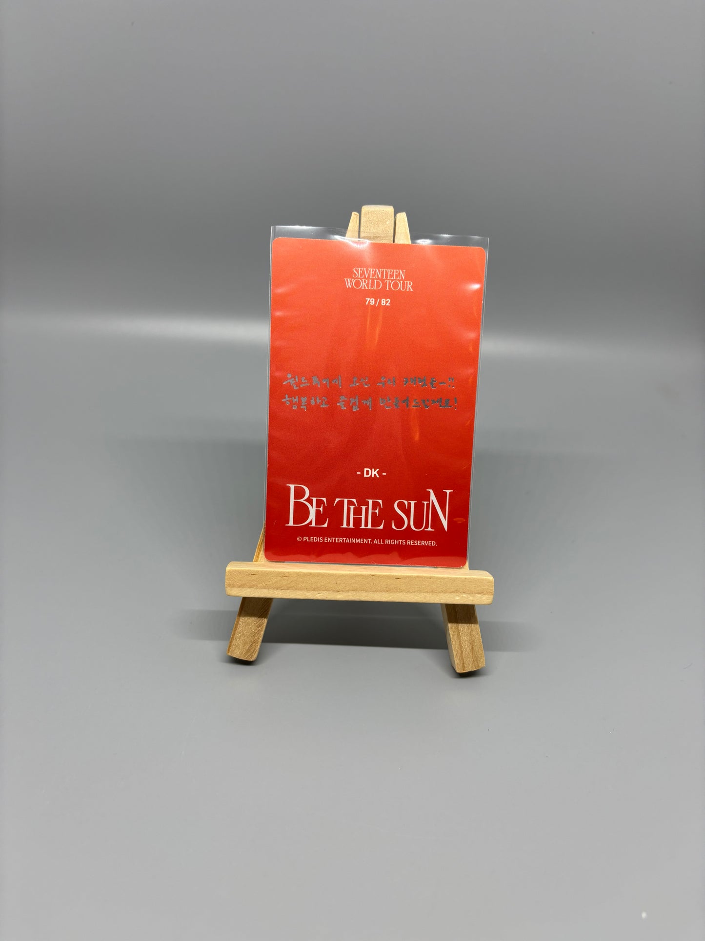 Seventeen DK Photo Card