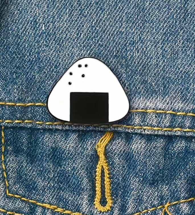 Japanese rice onigiri ball Pin