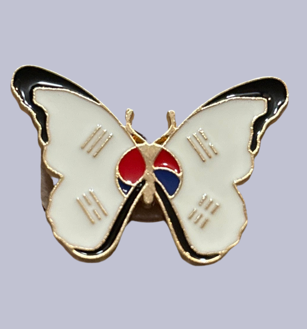 Korean flag pins