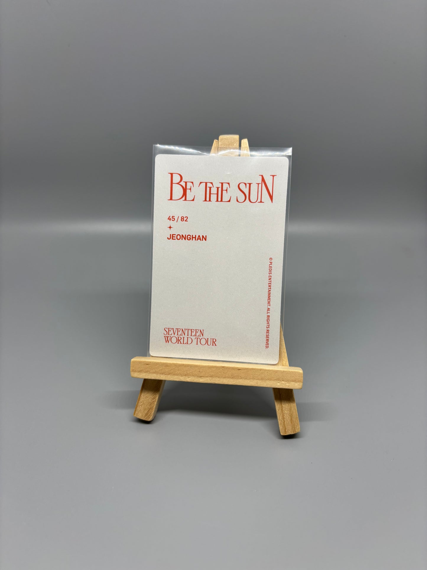 Seventeen Jeonghan Photo Card