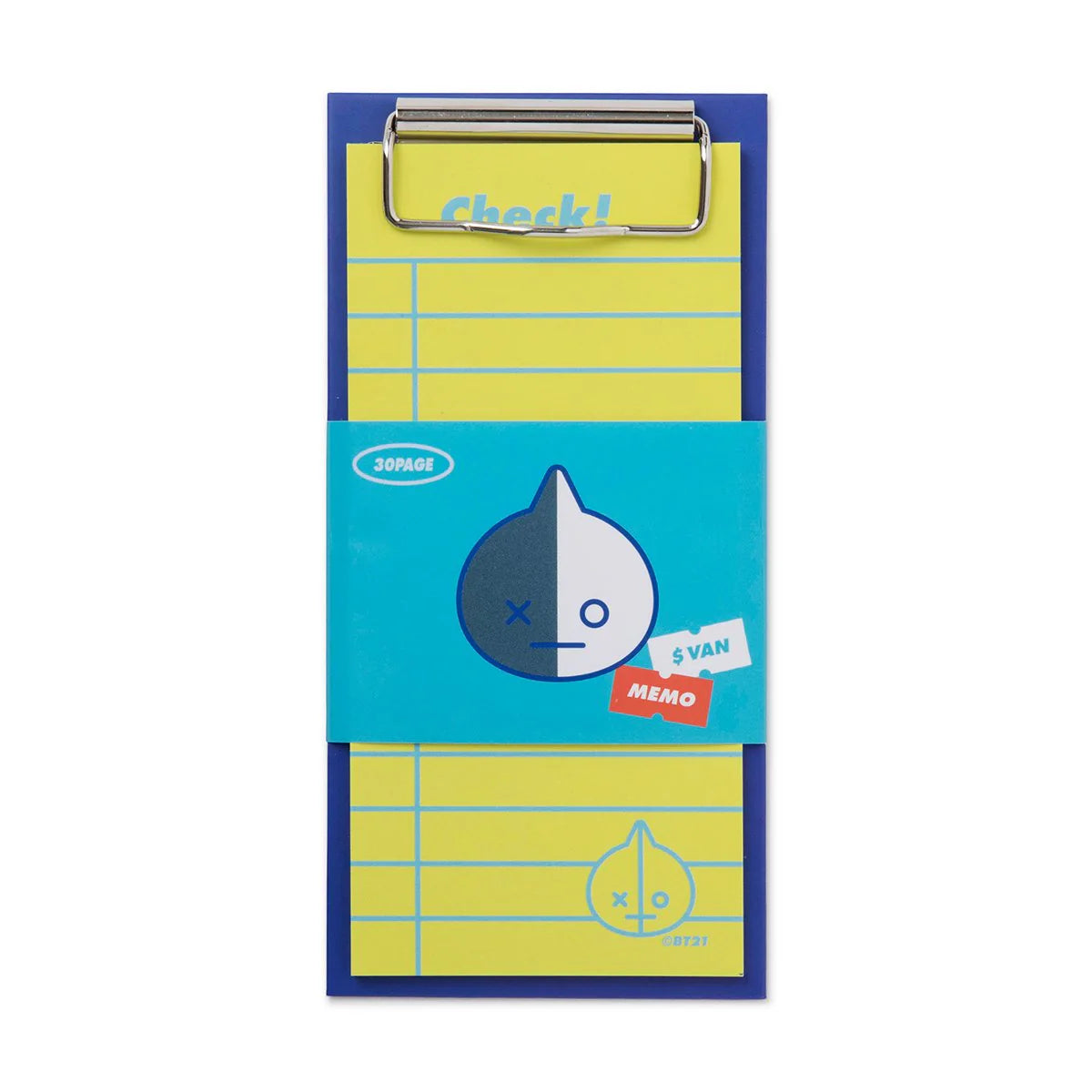 BT21 Van clipboard and notepad