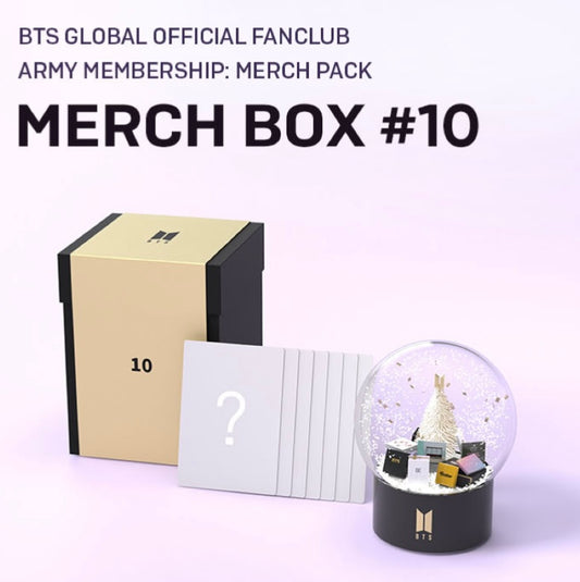 BTS Merch Box 10 Snowglobe