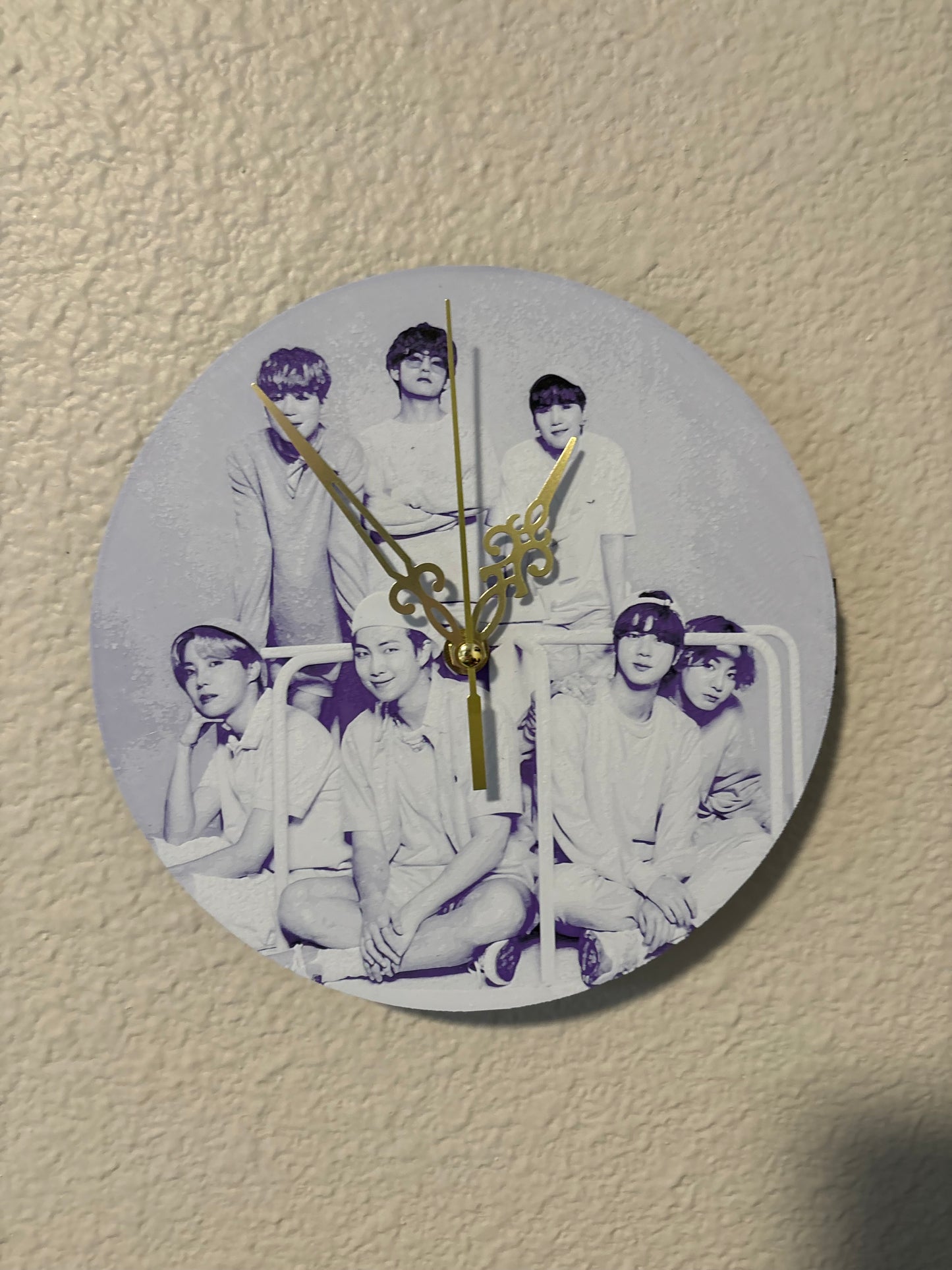 3D printed K-pop clock