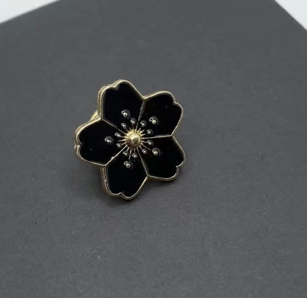 Flower pins