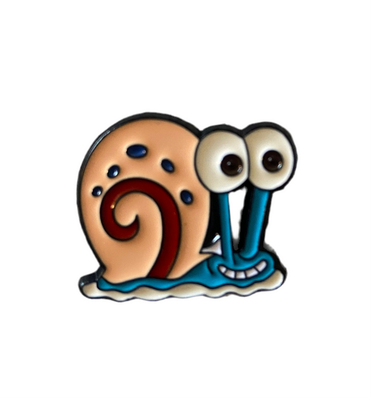 Gary the snail pin
