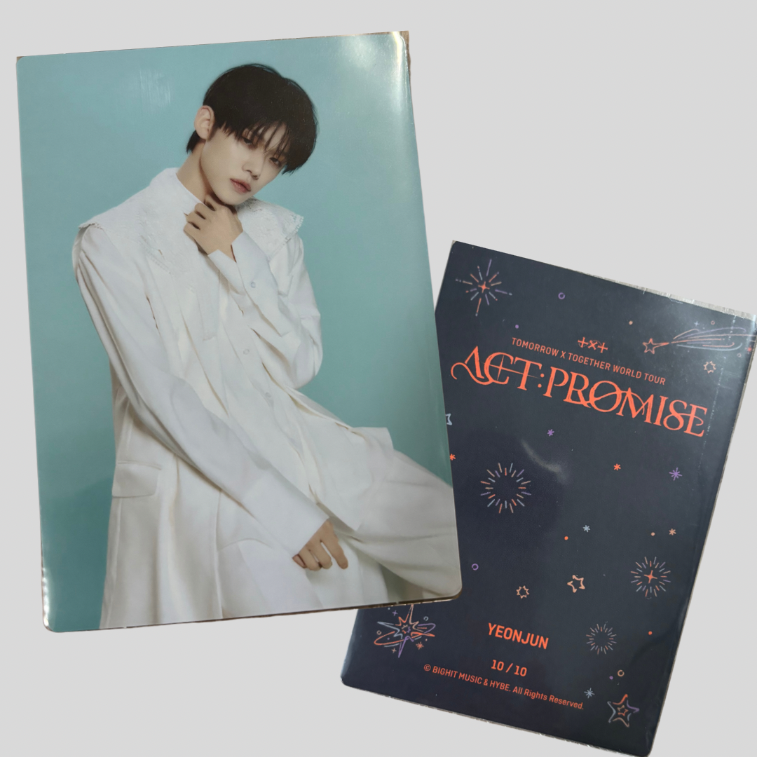 Tomorrow by Together (TXT) Act:Promise Tour merch Photo cards