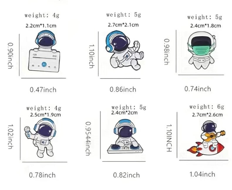 Astronaut pins