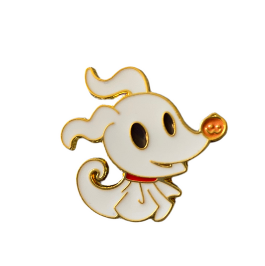 Ghost dog pin