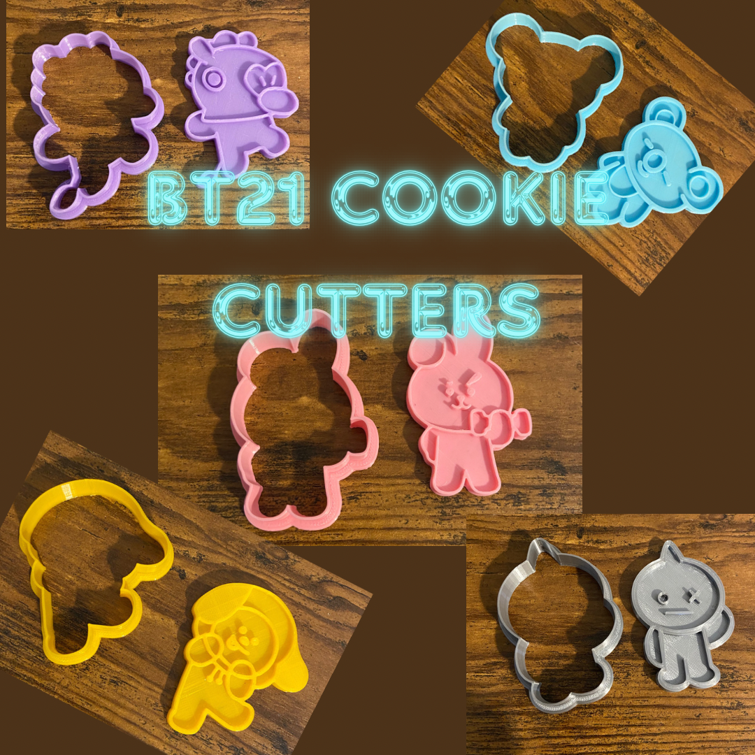 BT21 Cookie Cutters