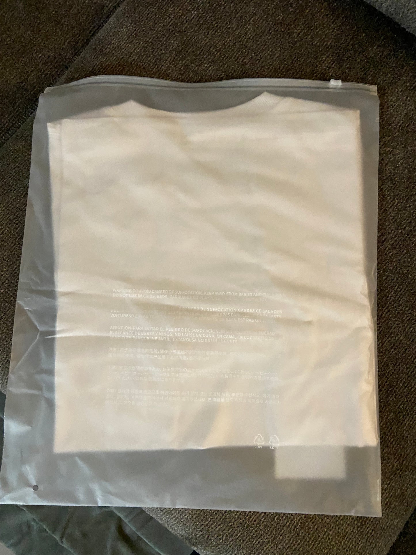 D-Day Agust D tour merch long sleeve white shirt