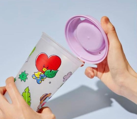 BT21 Summer Lane Japan reusable cups