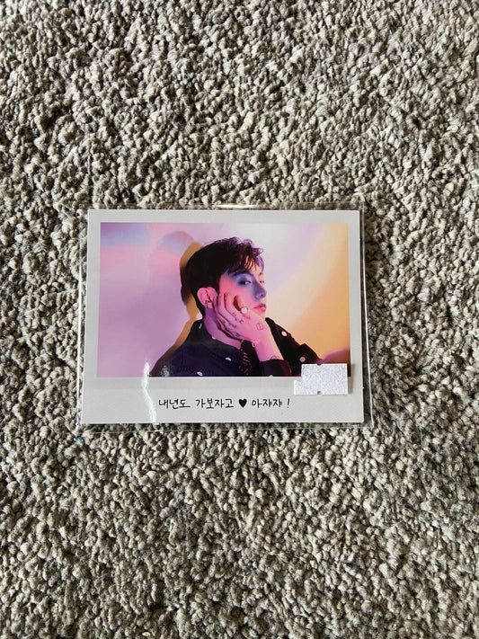 Jungkook Memories 2021 Polaroid style photocard