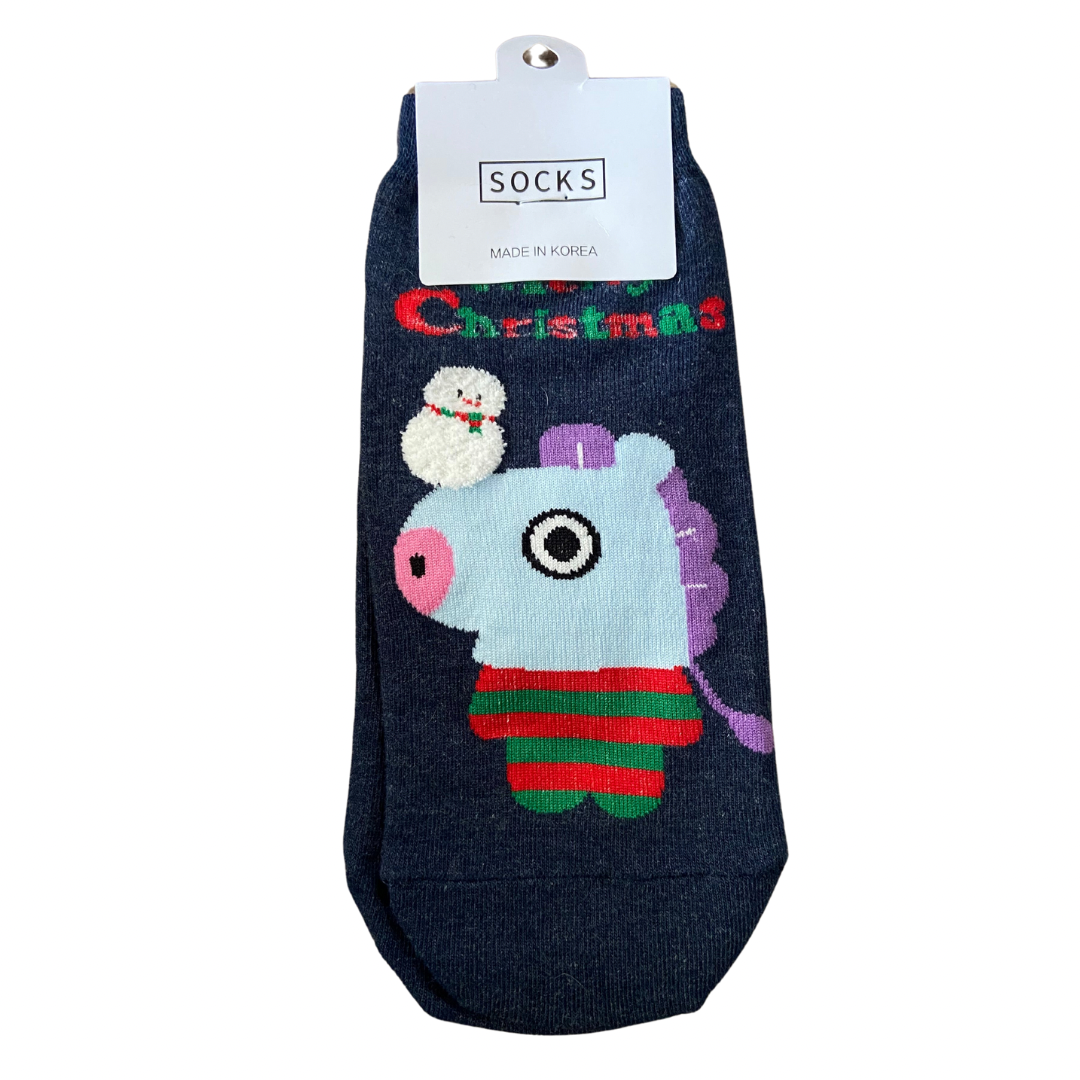 BT21 inspired Christmas socks