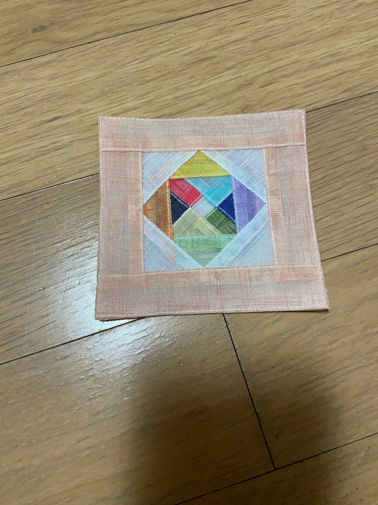 Korean traditional pattern fabric coaster