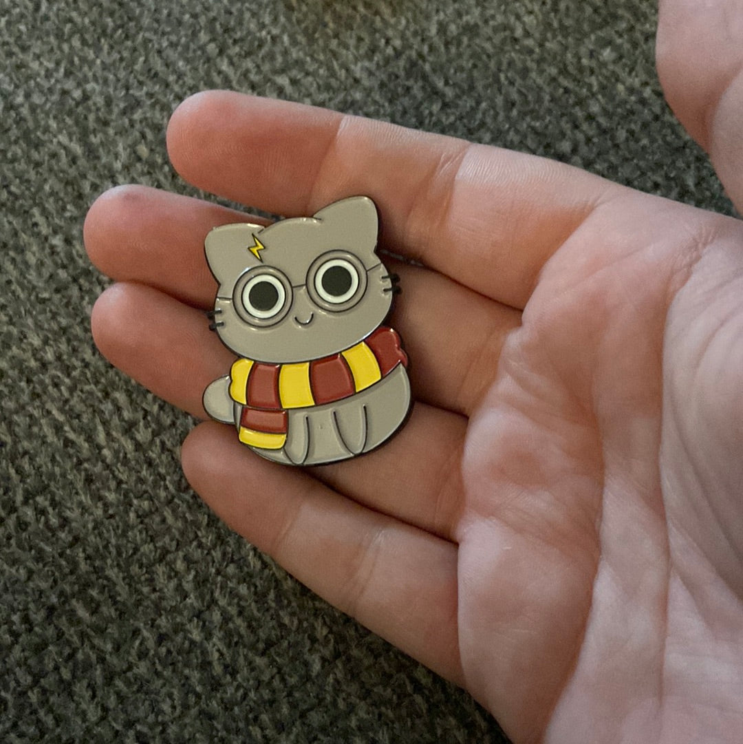 Harry Potter cat pins