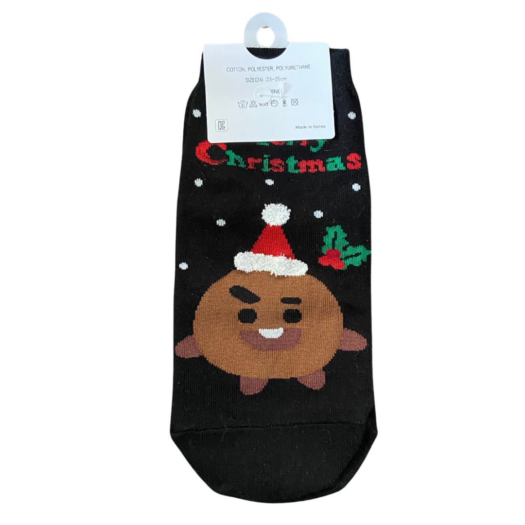 BT21 inspired Christmas socks