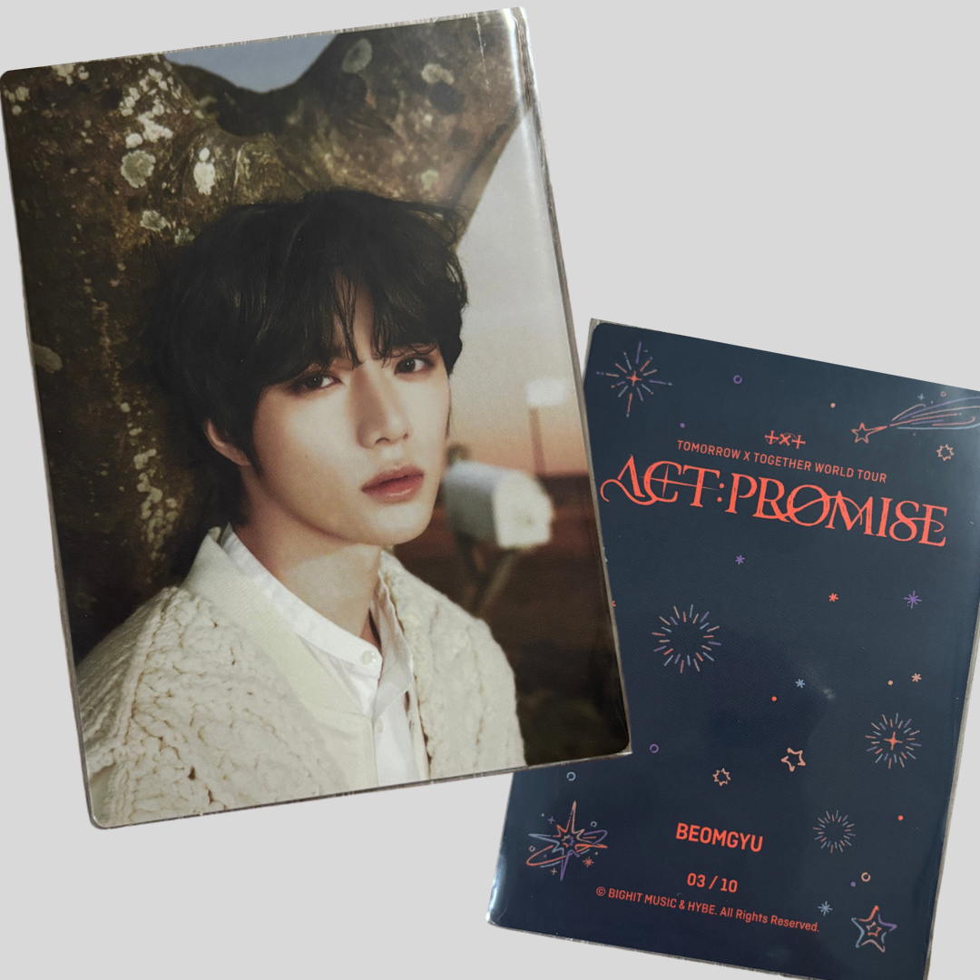 Tomorrow by Together (TXT) Act:Promise Tour merch Photo cards