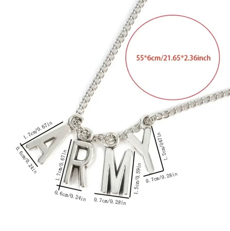 “ARMY” necklace