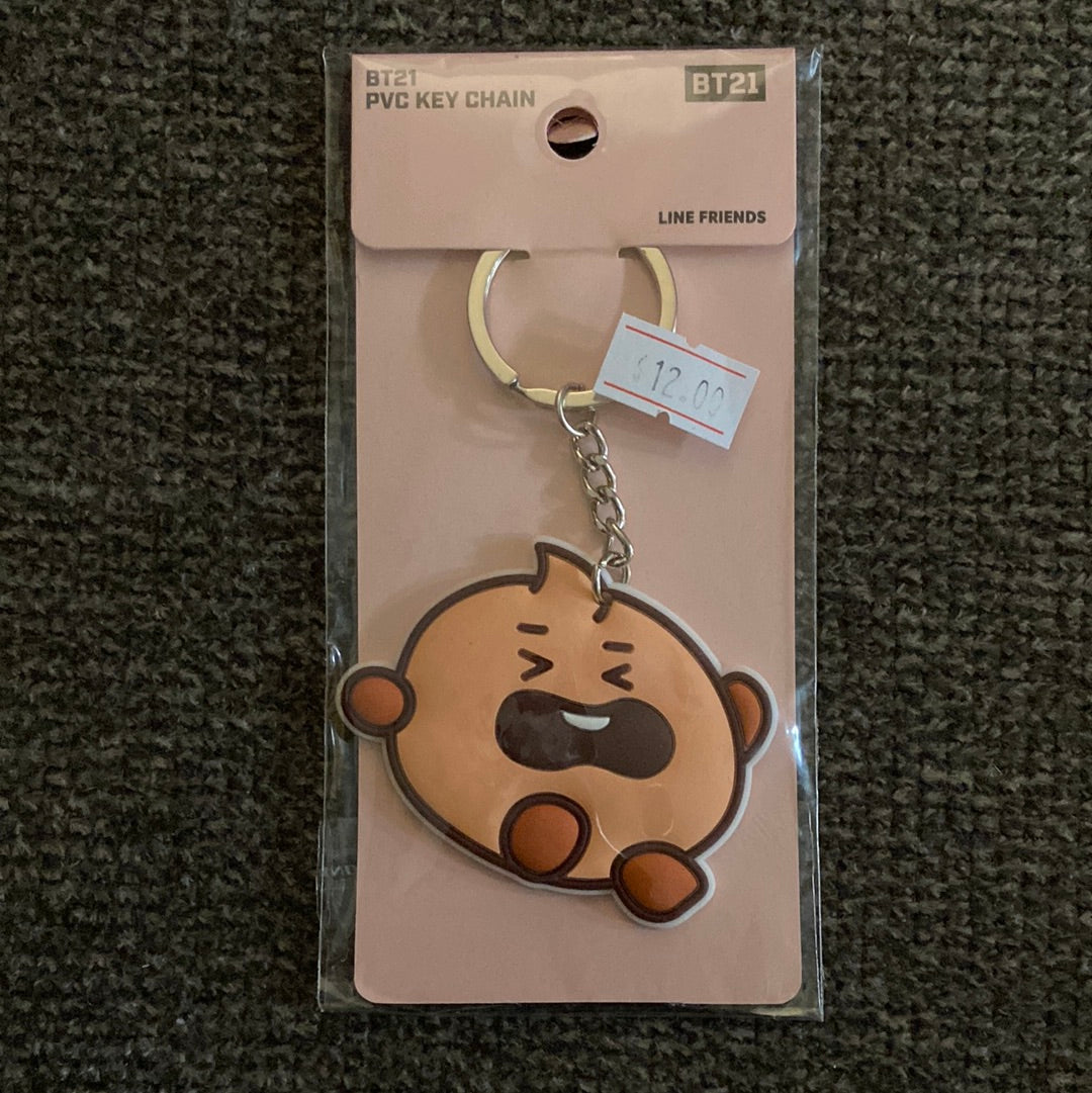 BT21 various keychains