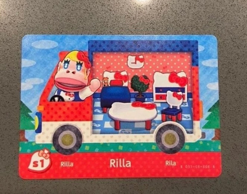 Nintendo and Sanrio Animal Crossing Amiibo cards (individual)