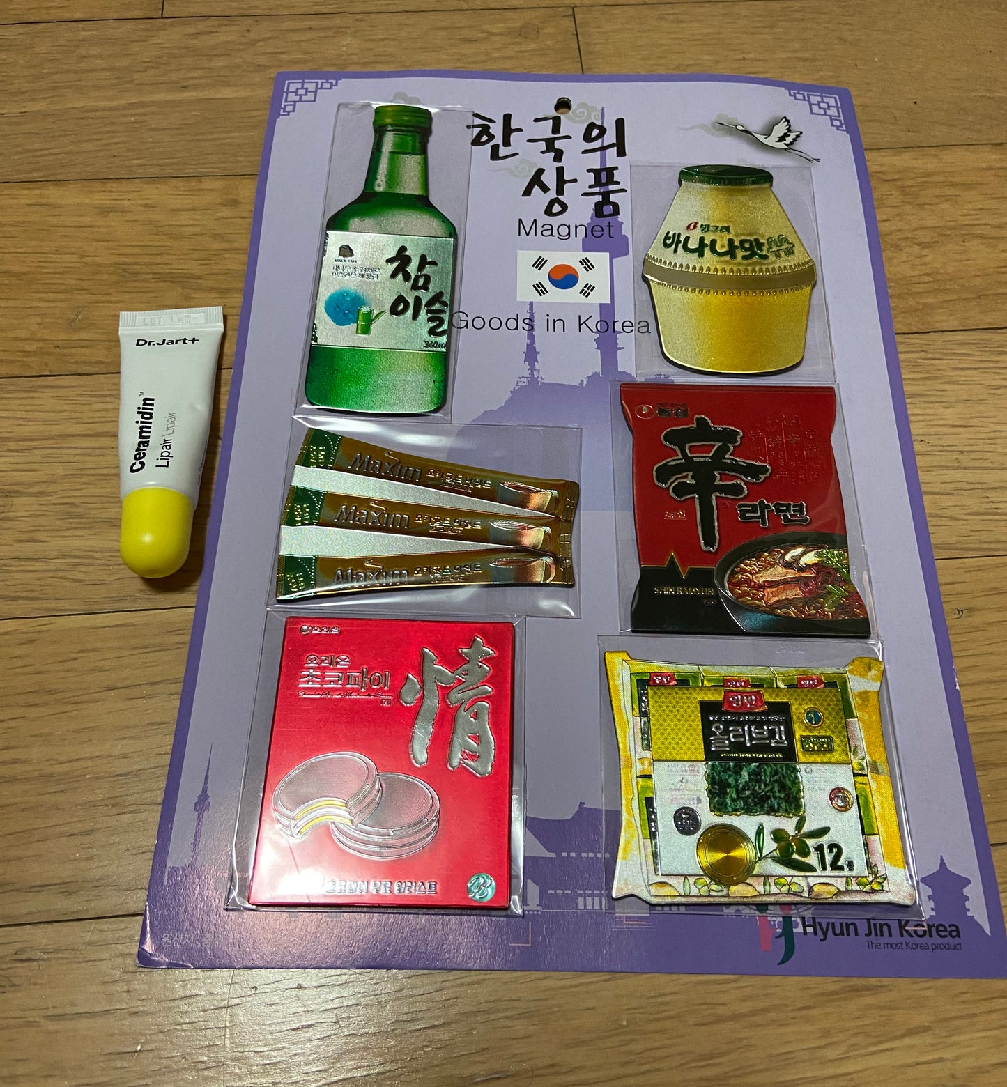 Korean food magnets large