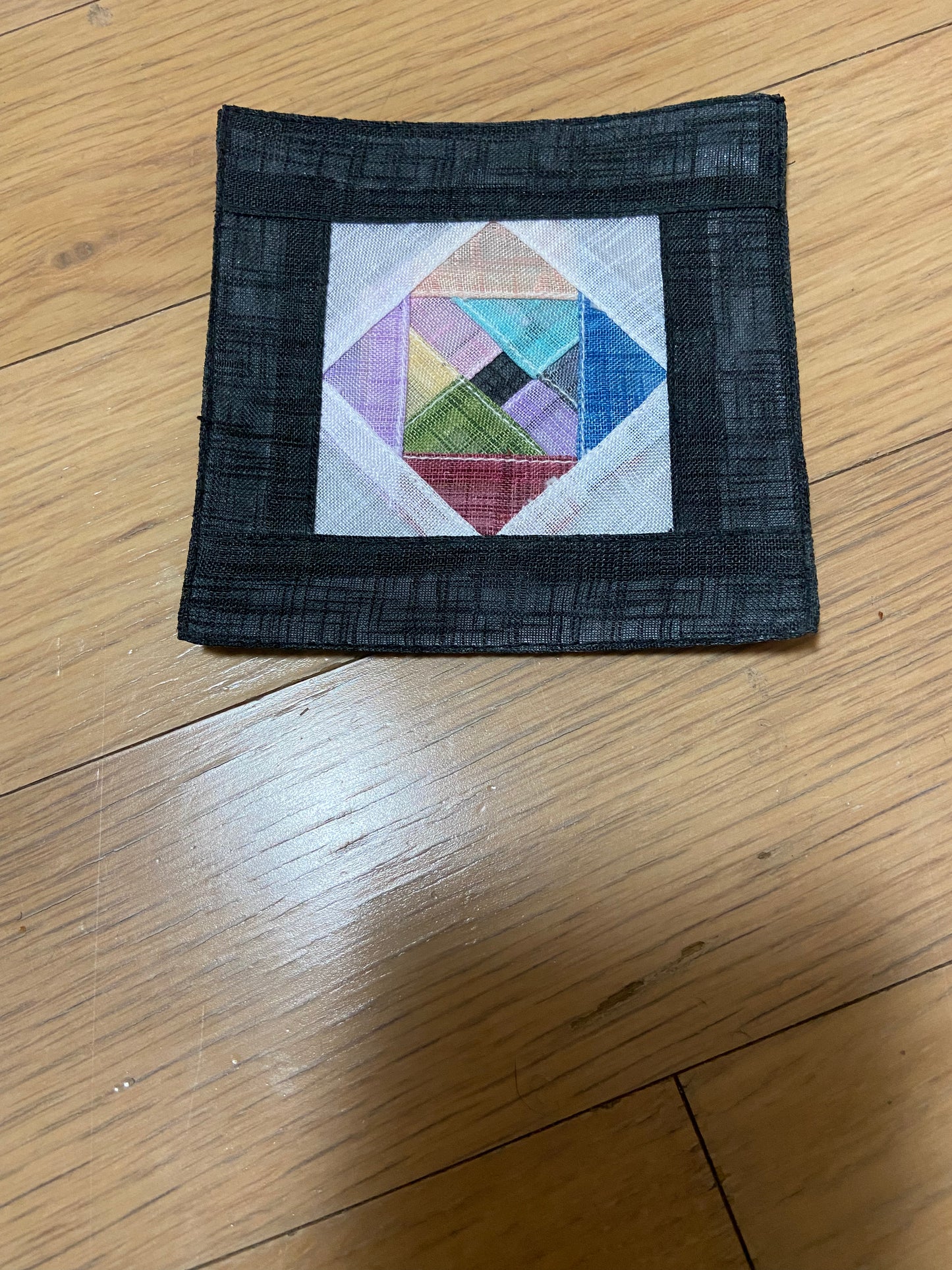 Korean traditional pattern fabric coaster