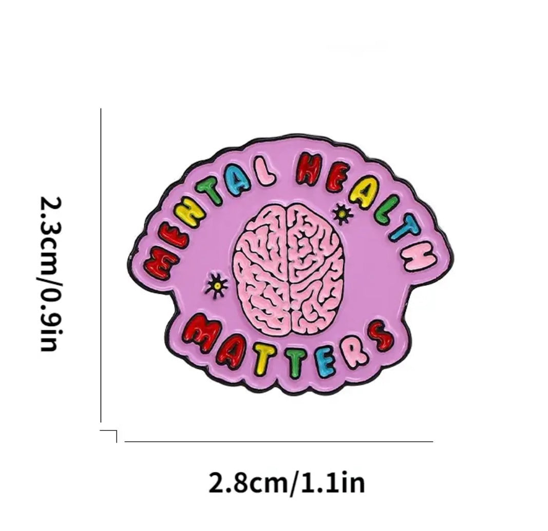 Mental Health Matters Pin