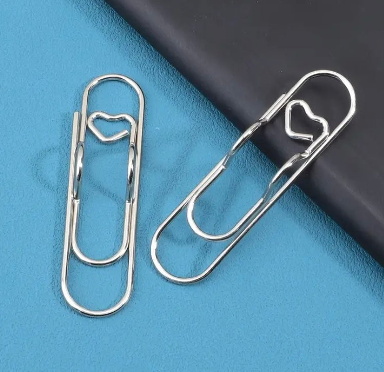 Heart pen holder paper clips