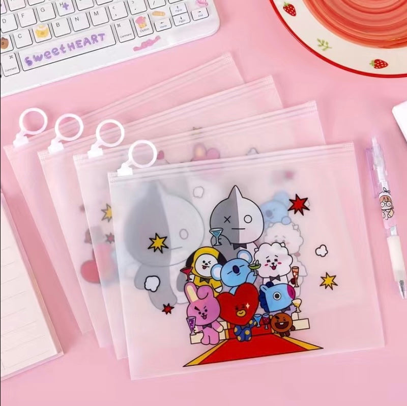 Kpop inspired transparent pouch