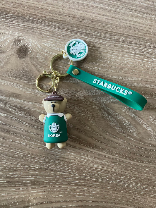 Starbucks Korea inspired silicone keychain