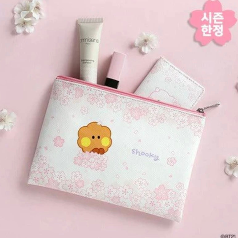 BT21 Cherry blossom pouch