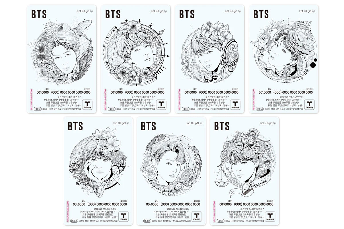 BTS Tmoney card (preorder)