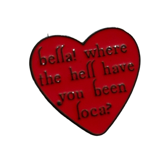Twilight heart pin