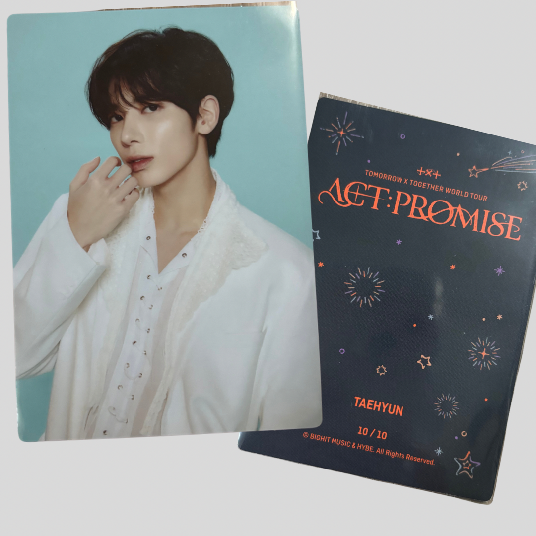 Tomorrow by Together (TXT) Act:Promise Tour merch Photo cards