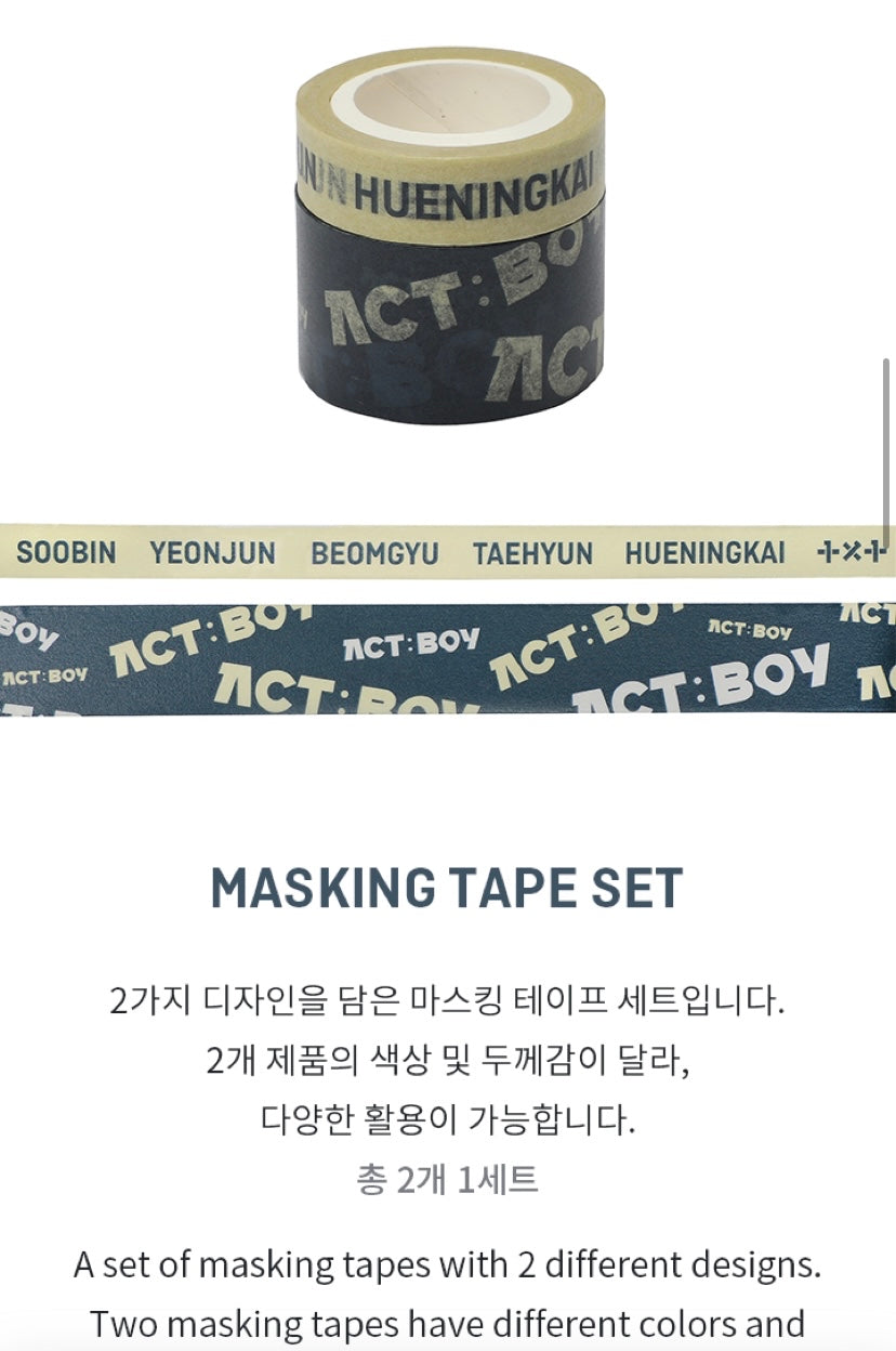 TXT (Tomorrow by Together) masking tape