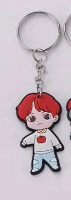 BTS Tiny Tan inspired silicon character keychains