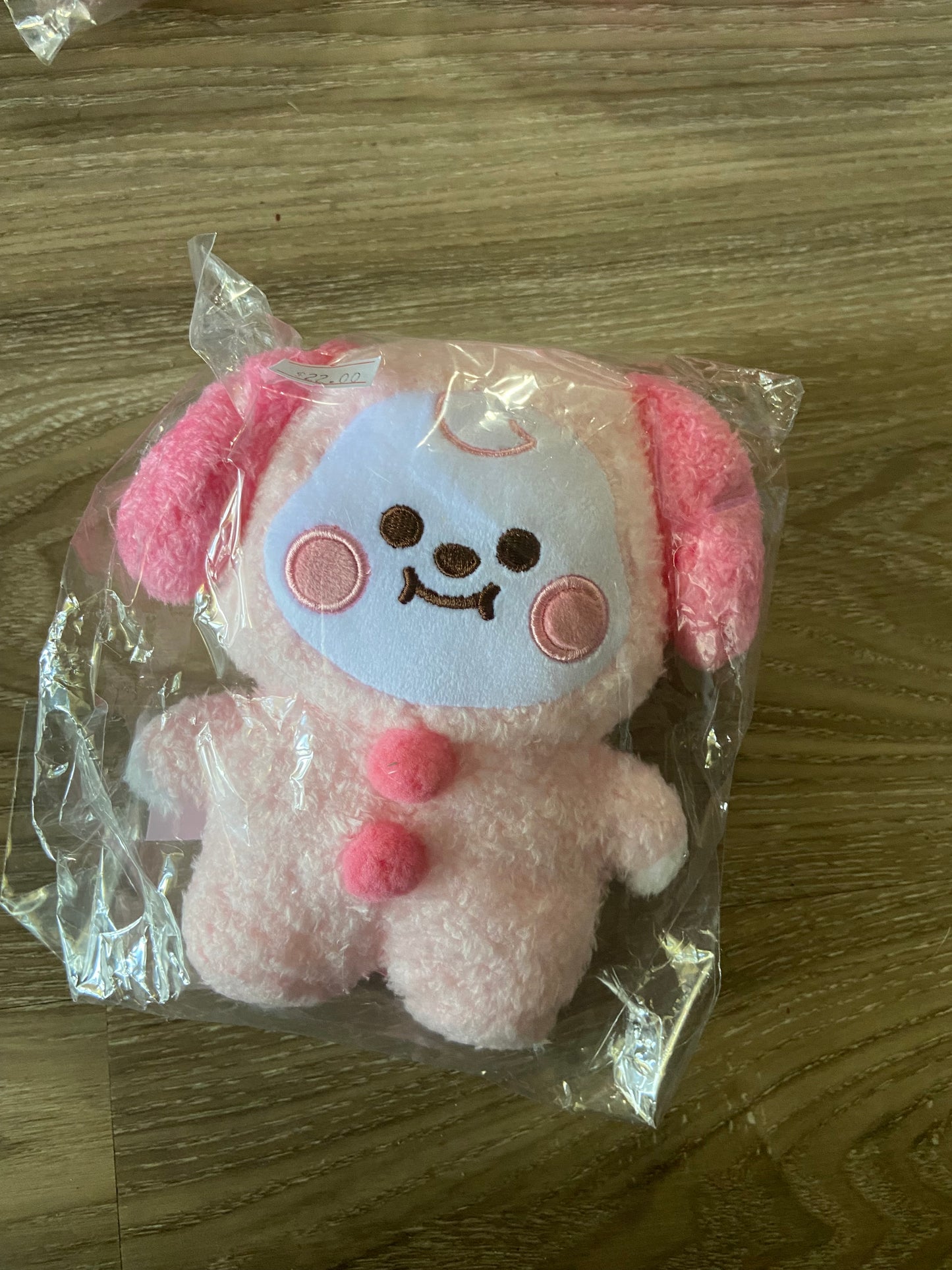 BT21 pink plushies