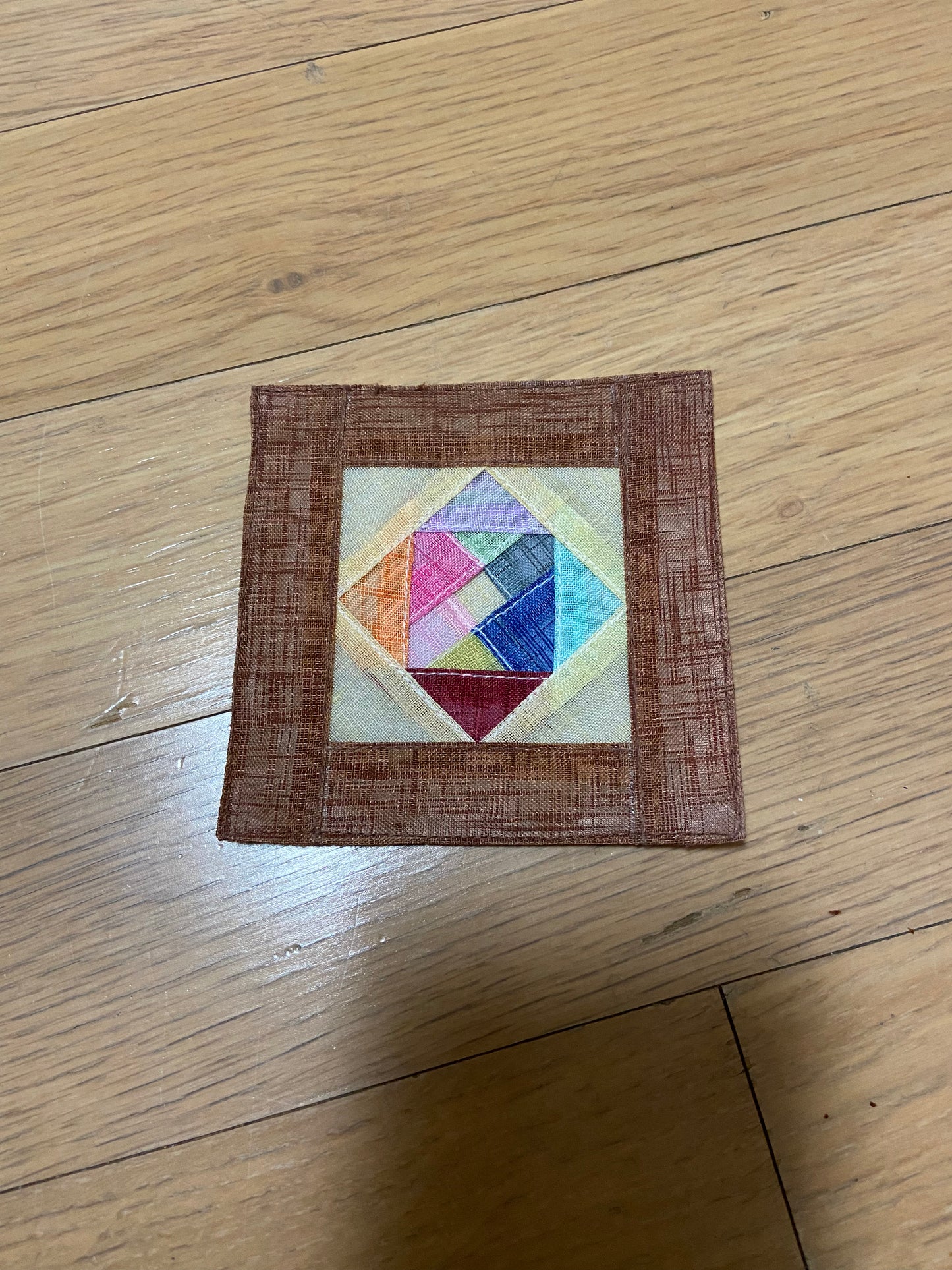 Korean traditional pattern fabric coaster