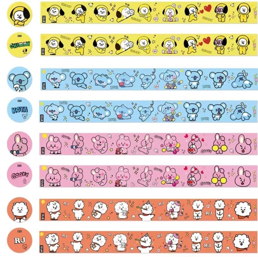 Bt21 inspired washi tape