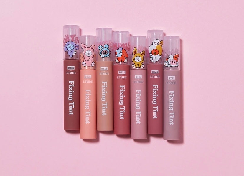 BT21 Fixing tint etude house lip tint