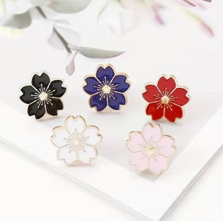 Flower pins