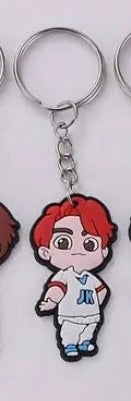 BTS Tiny Tan inspired silicon character keychains