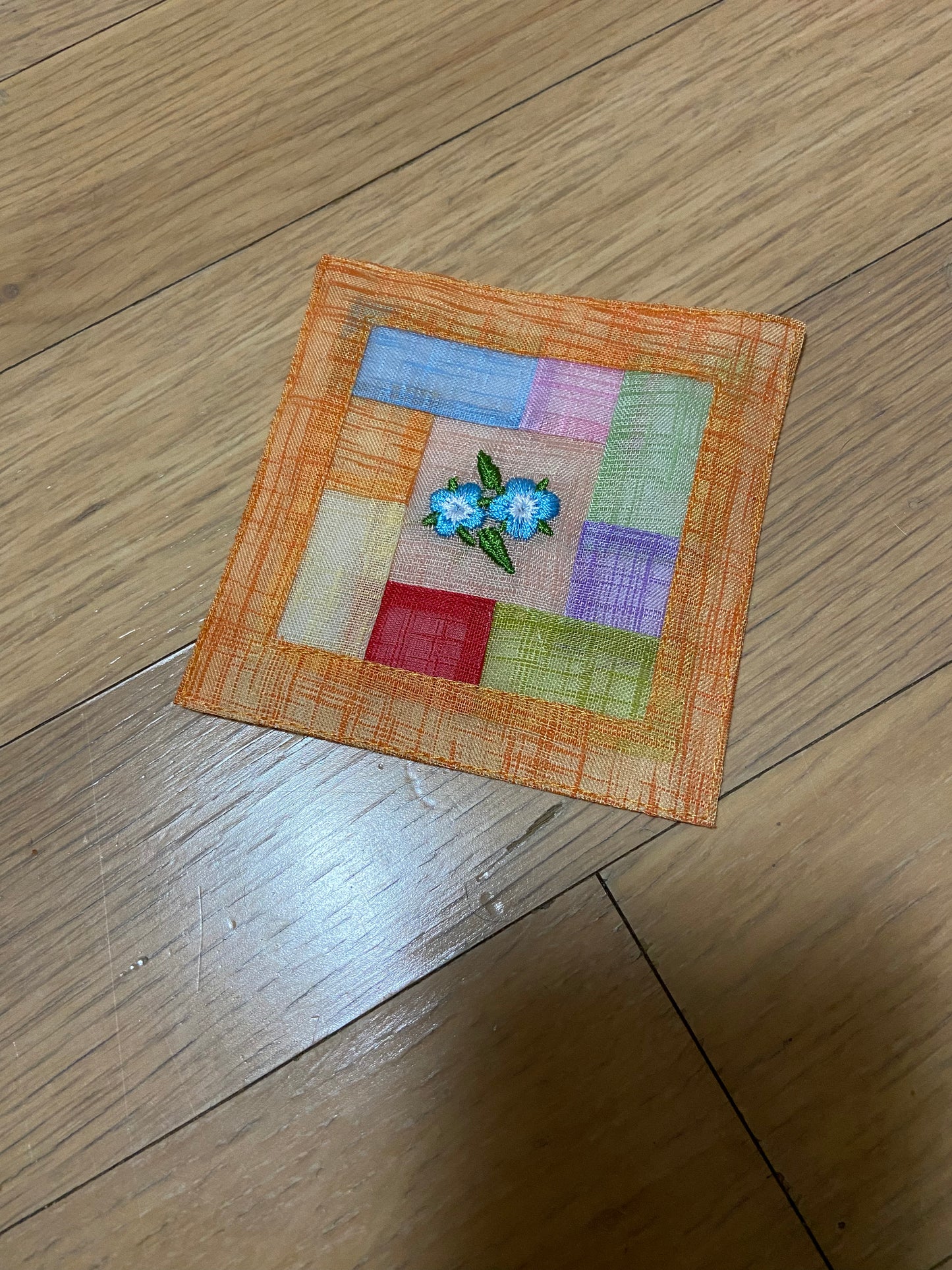 Korean traditional pattern fabric coaster