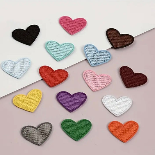 Embroidered Heart Patch