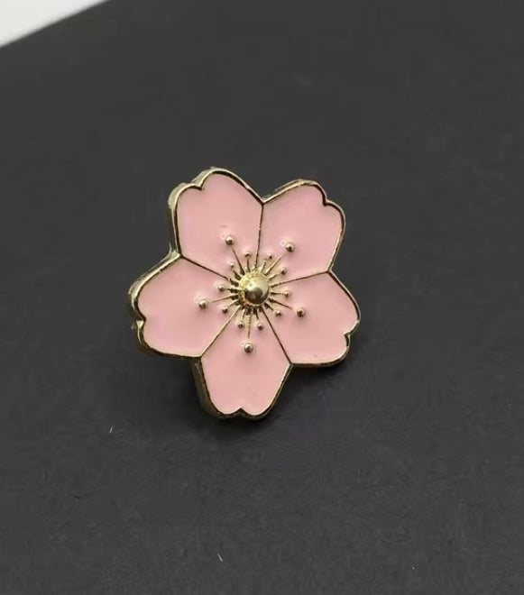 Flower pins