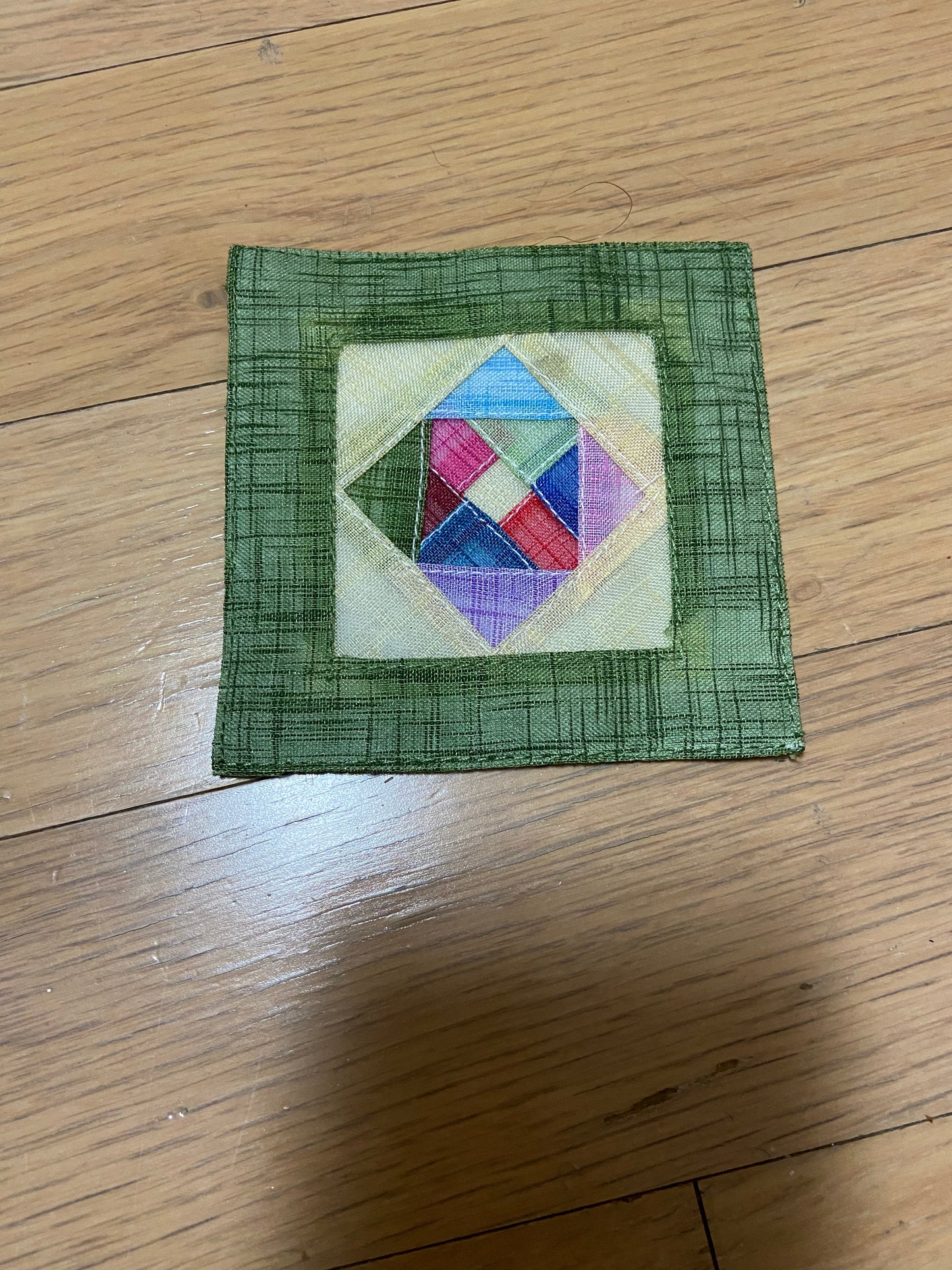 Korean traditional pattern fabric coaster