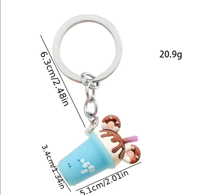 Themed drink keychains