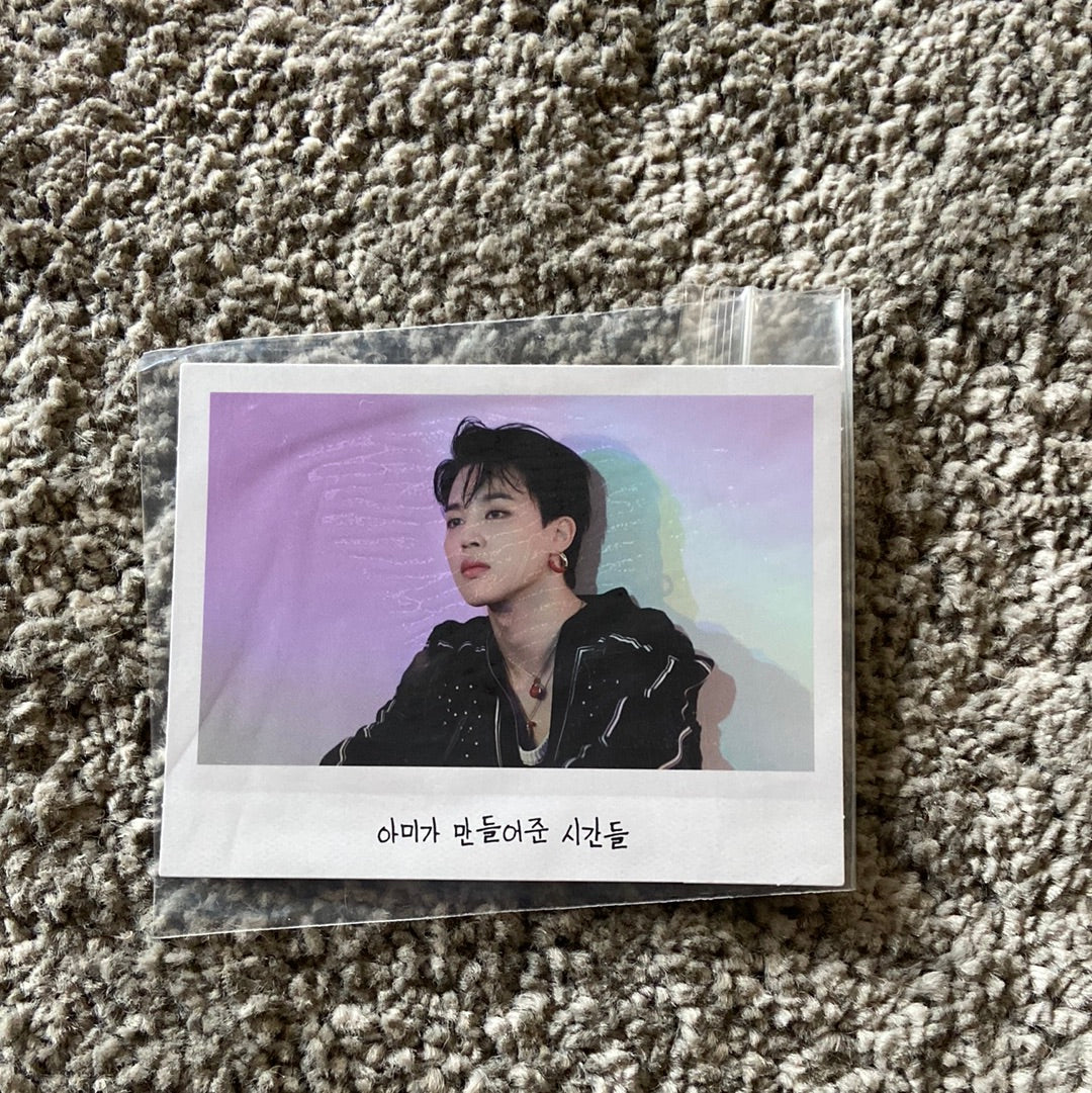 Jimin Memories 2021 Polaroid style photocard